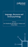 Cover: Language, Discourse and Social Psychology - Palgrave Macmillan