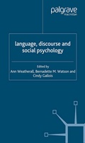 Cover: Language, Discourse and Social Psychology - Palgrave Macmillan