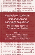 Cover: Vocabulary Studies in First and Second Language Acquisition - Palgrave Macmillan