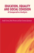 Cover: Education, Equality and Social Cohesion - Palgrave Macmillan
