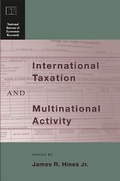 Cover: International Taxation and Multinational Activity - University of Chicago Press