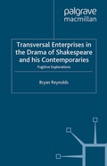 Cover: Transversal Enterprises in the Drama of Shakespeare and his Contemporaries - Palgrave Macmillan