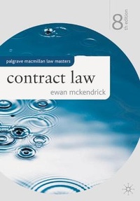 Abbildung von: Contract Law - Palgrave Macmillan