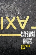 Cover: Discourse and Genre - Red Globe Press