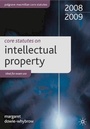Cover: Core Statutes on Intellectual Property 2008-09 - Palgrave Macmillan