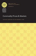Cover: Commodity Prices and Markets - University of Chicago Press