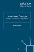 Cover: How Power Corrupts - Palgrave Macmillan