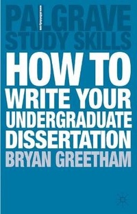 Enlarge image Cover: How to Write Your Undergraduate Dissertation - Palgrave Macmillan