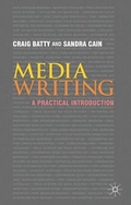 Cover: Media Writing - Palgrave Macmillan