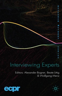 Enlarge image Cover: Interviewing Experts - Palgrave Macmillan