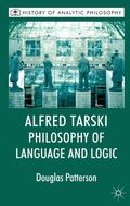 Cover: Alfred Tarski: Philosophy of Language and Logic - Palgrave Macmillan