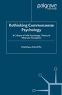 Cover: Rethinking Commonsense Psychology - Palgrave Macmillan