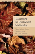 Cover: Reassessing the Employment Relationship - Red Globe Press