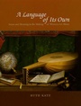 Cover: A Language of Its Own - University of Chicago Press