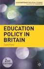 Cover: Education Policy in Britain - Palgrave Macmillan