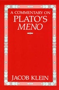 Cover: A Commentary on Plato's "Meno" - University of Chicago Press