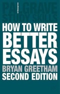 Cover: How to Write Better Essays - Palgrave Macmillan