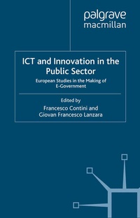 Enlarge image Cover: ICT and Innovation in the Public Sector - Palgrave Macmillan