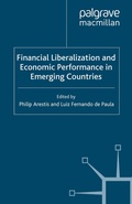 Cover: Financial Liberalization and Economic Performance in Emerging Countries - Palgrave Macmillan