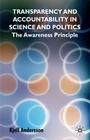Cover: Transparency and Accountability in Science and Politics - Palgrave Macmillan