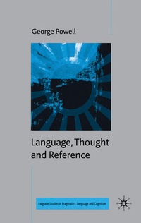 Enlarge image Cover: Language, Thought and Reference - Palgrave Macmillan