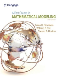 Enlarge image Cover: A First Course in Mathematical Modeling - Brooks/Cole