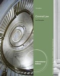 Cover: Criminal Law, International Edition - Wadsworth Publishing Co Inc