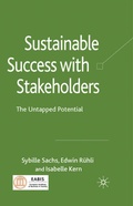 Cover: Sustainable Success with Stakeholders - Palgrave Macmillan