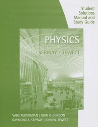 Enlarge image Cover: Study Guide with Student Solutions Manual, Volume 1 for Serway/Jewett's Physics for Scientists and Engineers, 9th - Cengage Learning, Inc