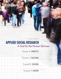Enlarge image Cover: Applied Social Research : A Tool for the Human Services - Cengage Learning, Inc