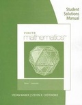 Cover: Student Solutions Manual for Waner/Costenoble's Finite Math - Cengage Learning