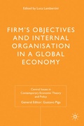 Cover: Firms' Objectives and Internal Organisation in a Global Economy - Palgrave Macmillan