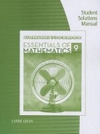 Enlarge image Cover: Student Solutions Manual for Aufmann/Lockwood's Essentials of Mathematics: An Applied Approach, 9th - Cengage Learning, Inc