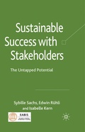 Cover: Sustainable Success with Stakeholders - Palgrave Macmillan