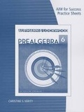 Cover: AIM for Success Practice Sheets for Aufmann/Lockwood's Prelgebra: An Applied Approach, 6th - Cengage Learning, Inc