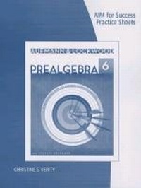 Abbildung von: AIM for Success Practice Sheets for Aufmann/Lockwood's Prelgebra: An Applied Approach, 6th - Cengage Learning, Inc