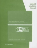 Cover: Student Solutions Manual for Kleinbaum's Applied Regression Analysis and Other Multivariable Methods, 5th - Cengage Learning, Inc