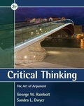 Cover: Critical Thinking - Wadsworth Publishing Co Inc