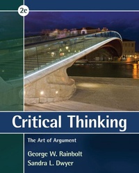 Enlarge image Cover: Critical Thinking - Wadsworth Publishing Co Inc