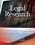 Cover: Legal Research - Delmar Cengage Learning