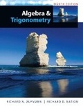 Cover: Study Guide with Student Solutions Manual for Aufmann's Algebra and Trigonometry, 8th - Cengage Learning, Inc