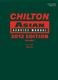 Enlarge image Cover: Chilton Asian Service Manual: Volume 1 - Delmar Cengage Learning