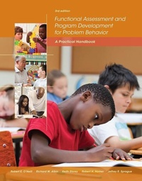 Enlarge image Cover: Functional Assessment and Program Development for Problem Behavior: A Practical Handbook - Wadsworth Publishing Co Inc