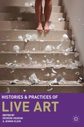Cover: Histories and Practices of Live Art - Red Globe Press