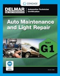 Cover: ASE Technician Test Preparation Automotive Maintenance and Light Repair (G1) - Delmar Cengage Learning