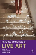 Cover: Histories and Practices of Live Art - Red Globe Press