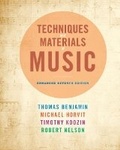 Cover: Techniques and Materials of Music - Schirmer Books,U.S.