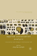 Cover: Applied Conversation Analysis - Palgrave Macmillan