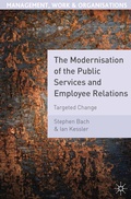 Cover: The Modernisation of the Public Services and Employee Relations - Red Globe Press