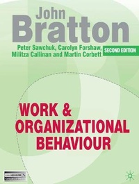 Enlarge image Cover: Work and Organizational Behaviour - Red Globe Press